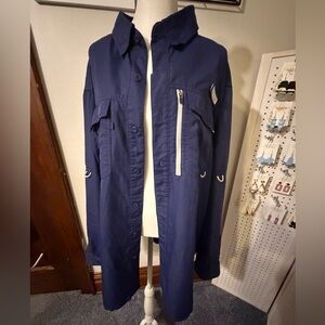 Realtree Navy Lightweight Button Up Shirt